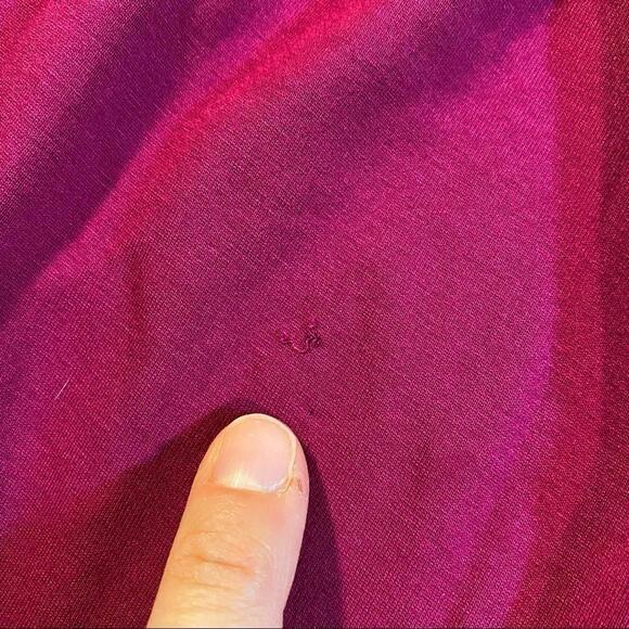 Cynthia Rowley Size XS Megenta Split Sleeve‎ Boat Neck Comfy Boho Dress - Picture 6 of 6